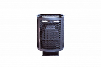 Чугунная банная печь "Сибирь-24" с панорамной топочной дверцей